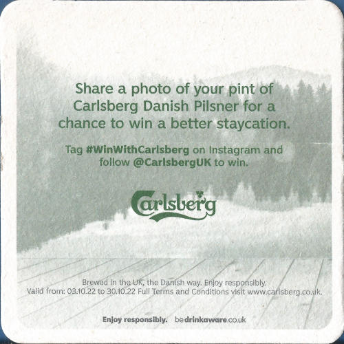 Carlsberg Beer Mat