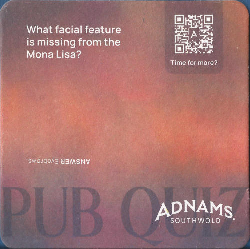 Adnams Beer Mat
