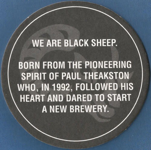Black Sheep Beer Mat