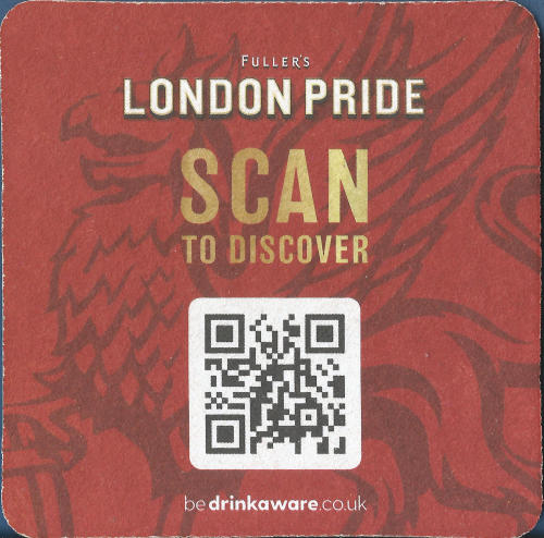 London Pride Beer Mat