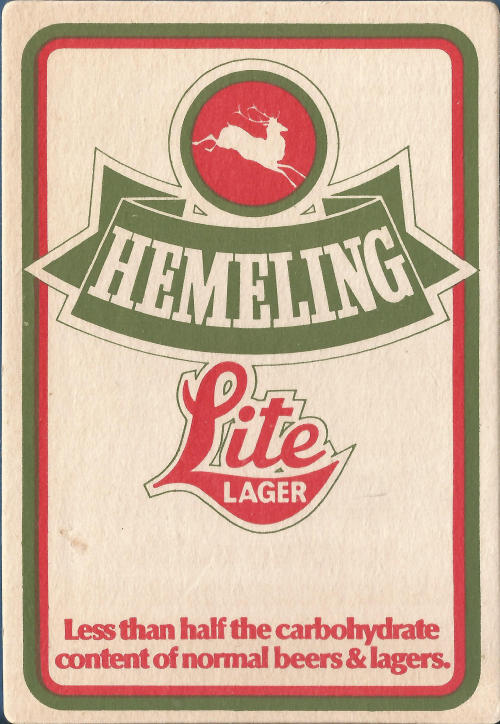 Hemeling Lite Beer Mat