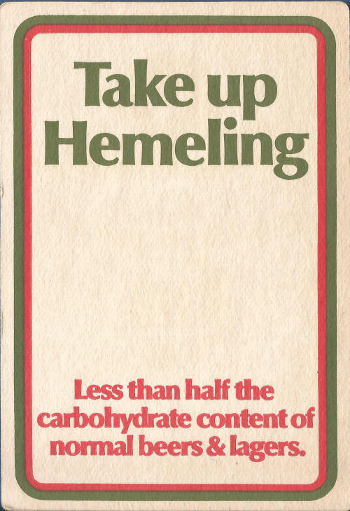 Hemeling Lite Beer Mat