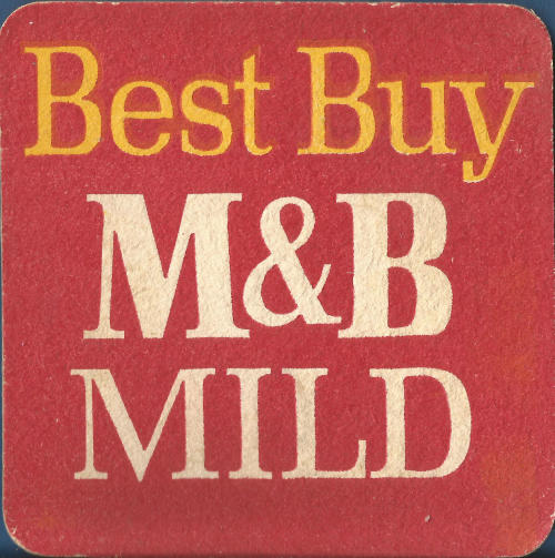 Mitchells & Butlers Mild Beer Mat