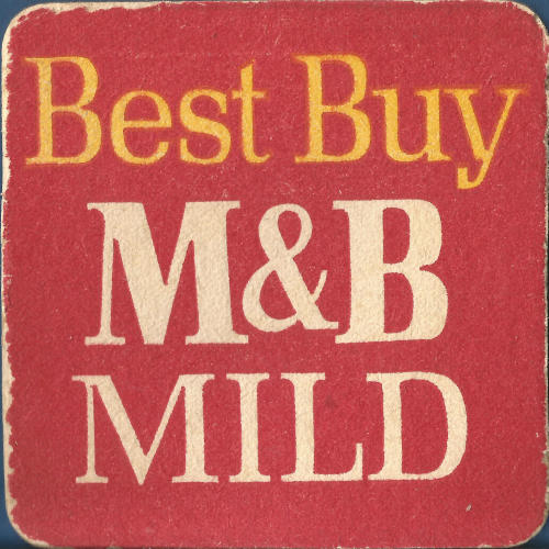 Mitchells & Butlers Mild Beer Mat