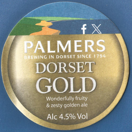 Palmers Dorset Gold Beer Mat