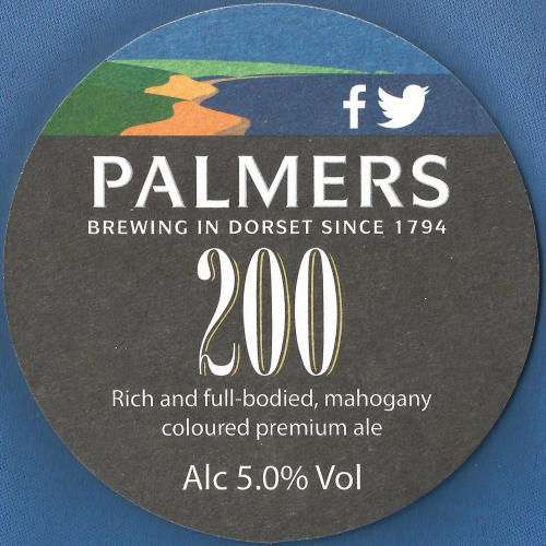Palmers 200 Beer Mat
