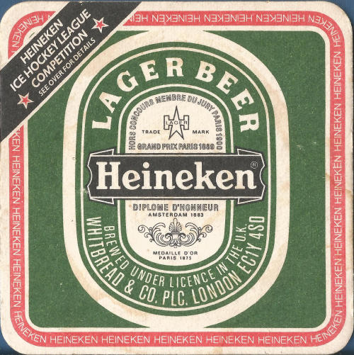 Heineken Beer Mat