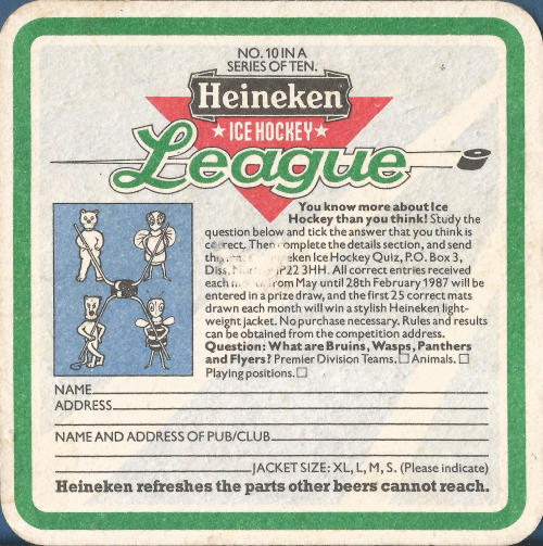 Heineken Beer Mat