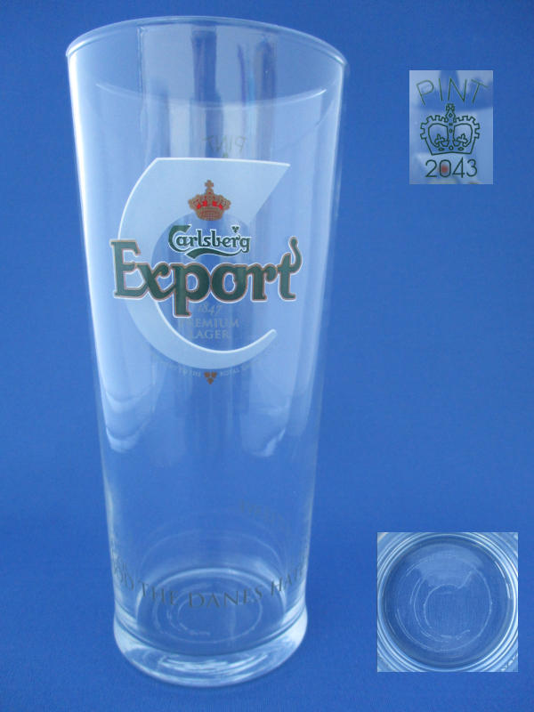 Carlsberg Beer Glass 001378B099