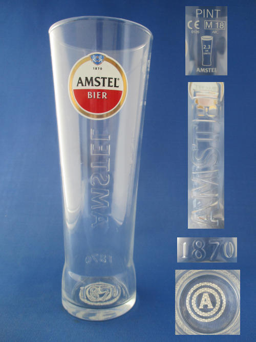 Amstel Beer Glass