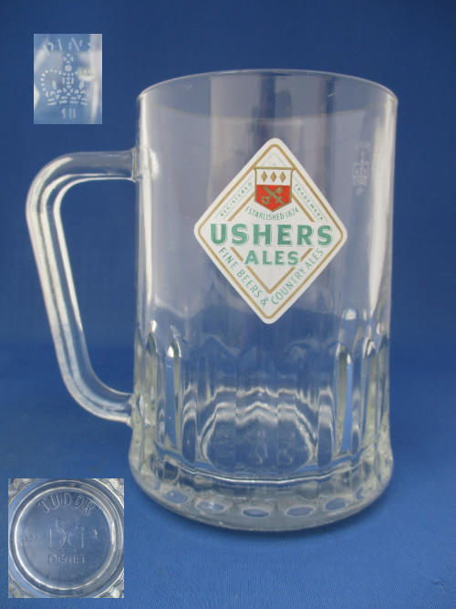 Ushers Beer Glass