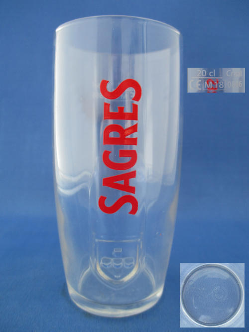 Sagres Beer Glass