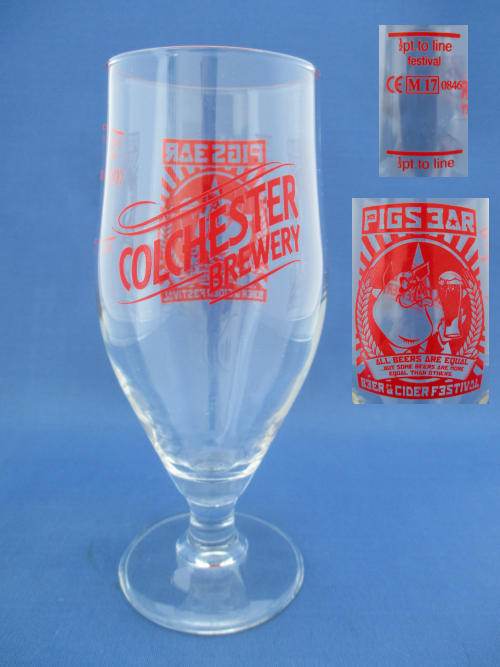 Colchester Brewery Beer Glass