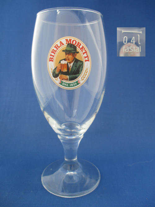 Birra Moretti Beer Glass