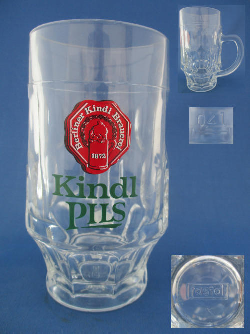 Berliner Kindl Beer Glass