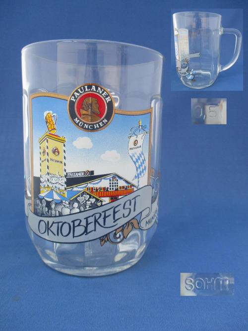 Paulaner Oktoberfest Beer Glass