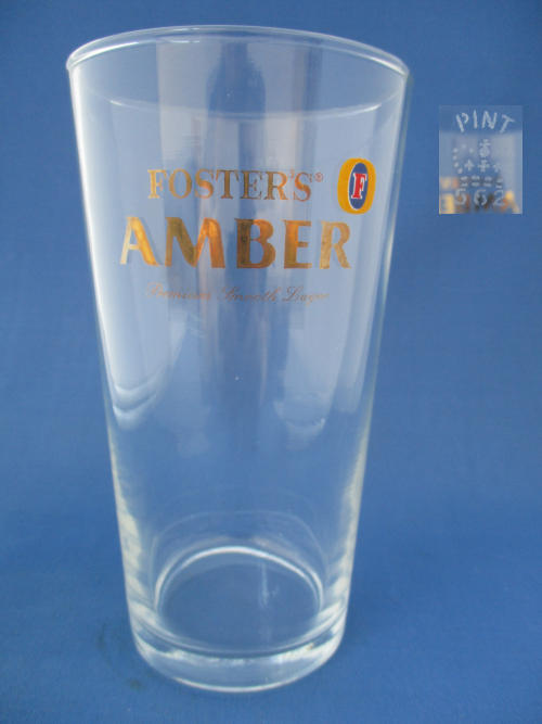 Fosters Beer Glass