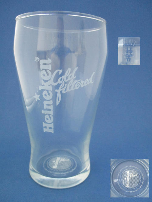 Heineken Cold Filtered Beer Glass