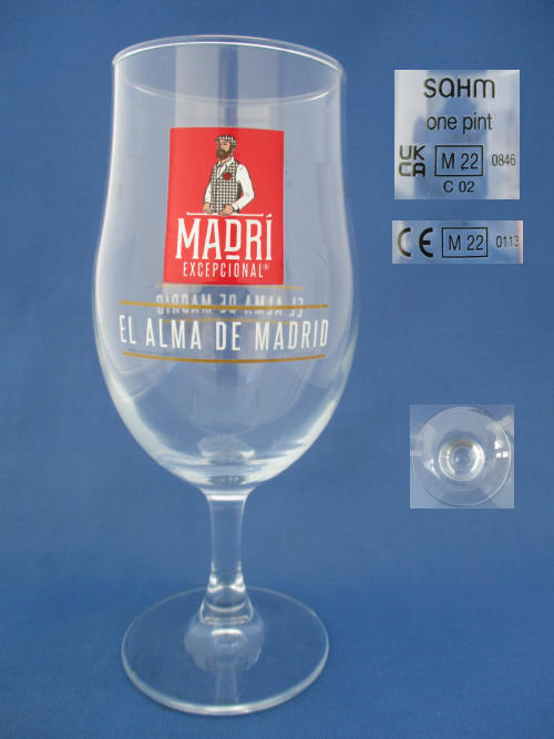 Madri Excepcional Beer Glass