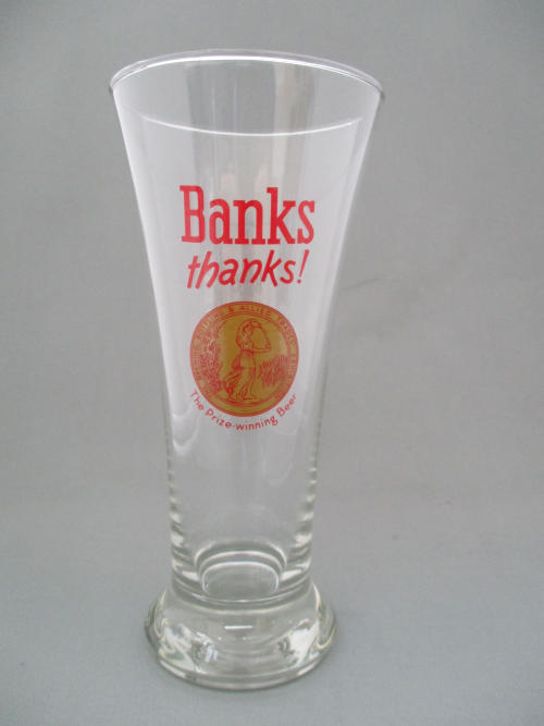 Banks Thanks Beer Glass