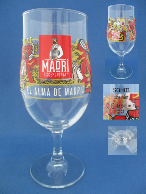 Madri Excepcional Beer Glass