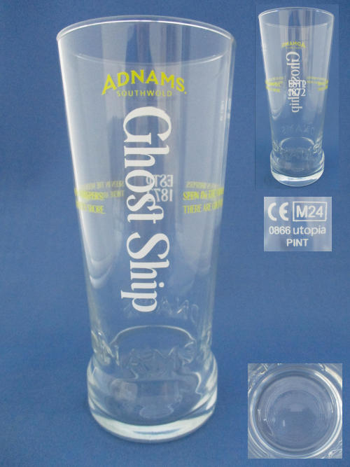 Adnams Ghost Ship Beer Glass