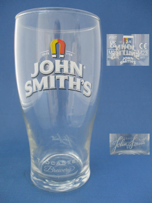 John Smiths Beer Glass