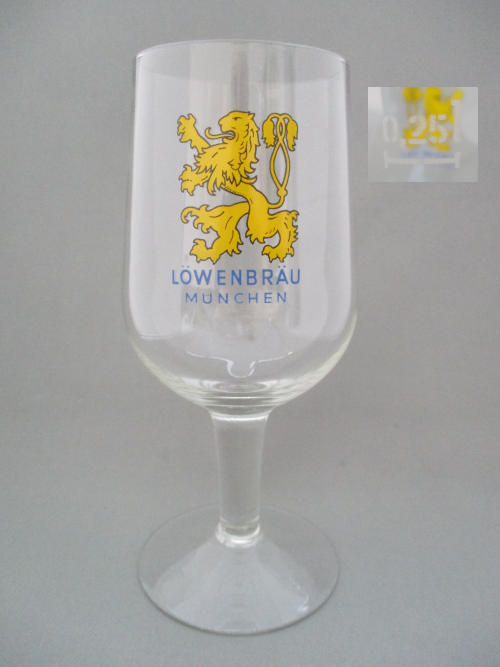 Lowenbrau Beer Glass