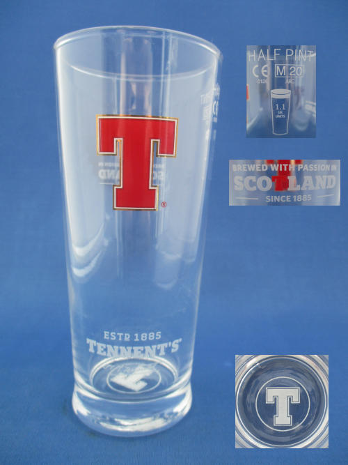 Tennents Beer Glass