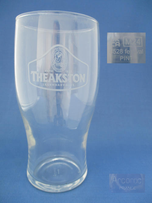 Theakston Beer Glass