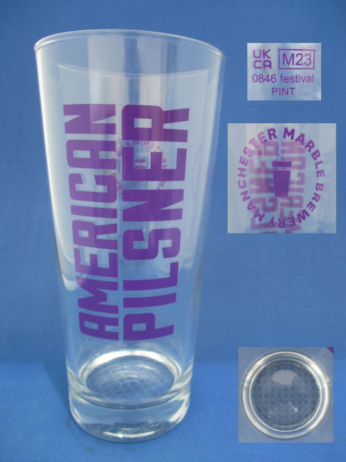Manchester Marble Beer Glass