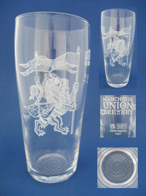 Manchester Union Beer Glass